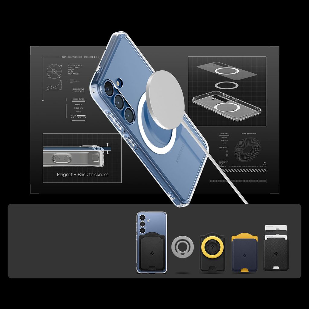 Spigen Ultra Hybrid Cover til Samsung Galaxy S25 - Gennemsigtig