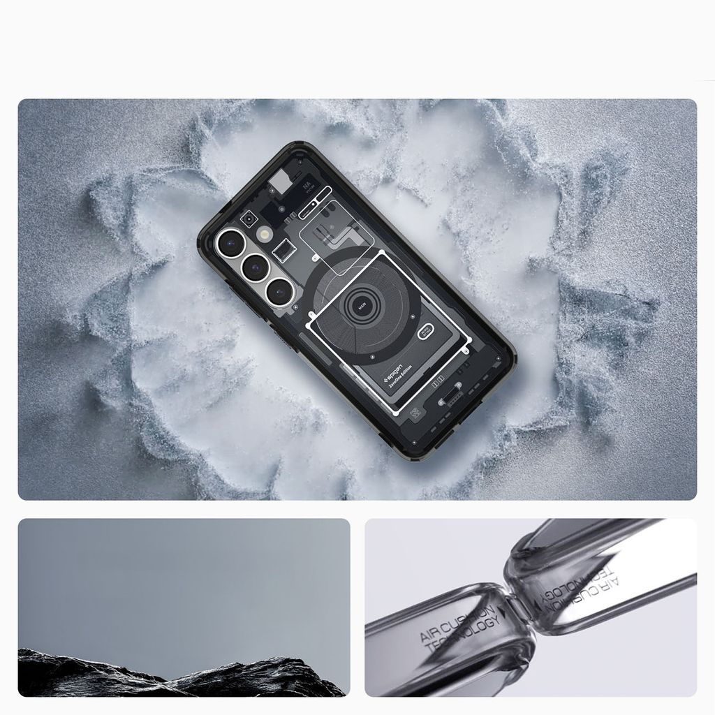 Spigen Ultra Hybrid MagSafe Zero One Skal till Samsung Galaxy S25  - Svart