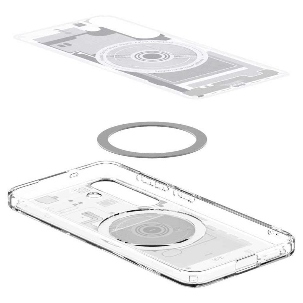 Spigen Ultra Hybrid MagSafe Zero One Skal till Samsung Galaxy S25 - Vit