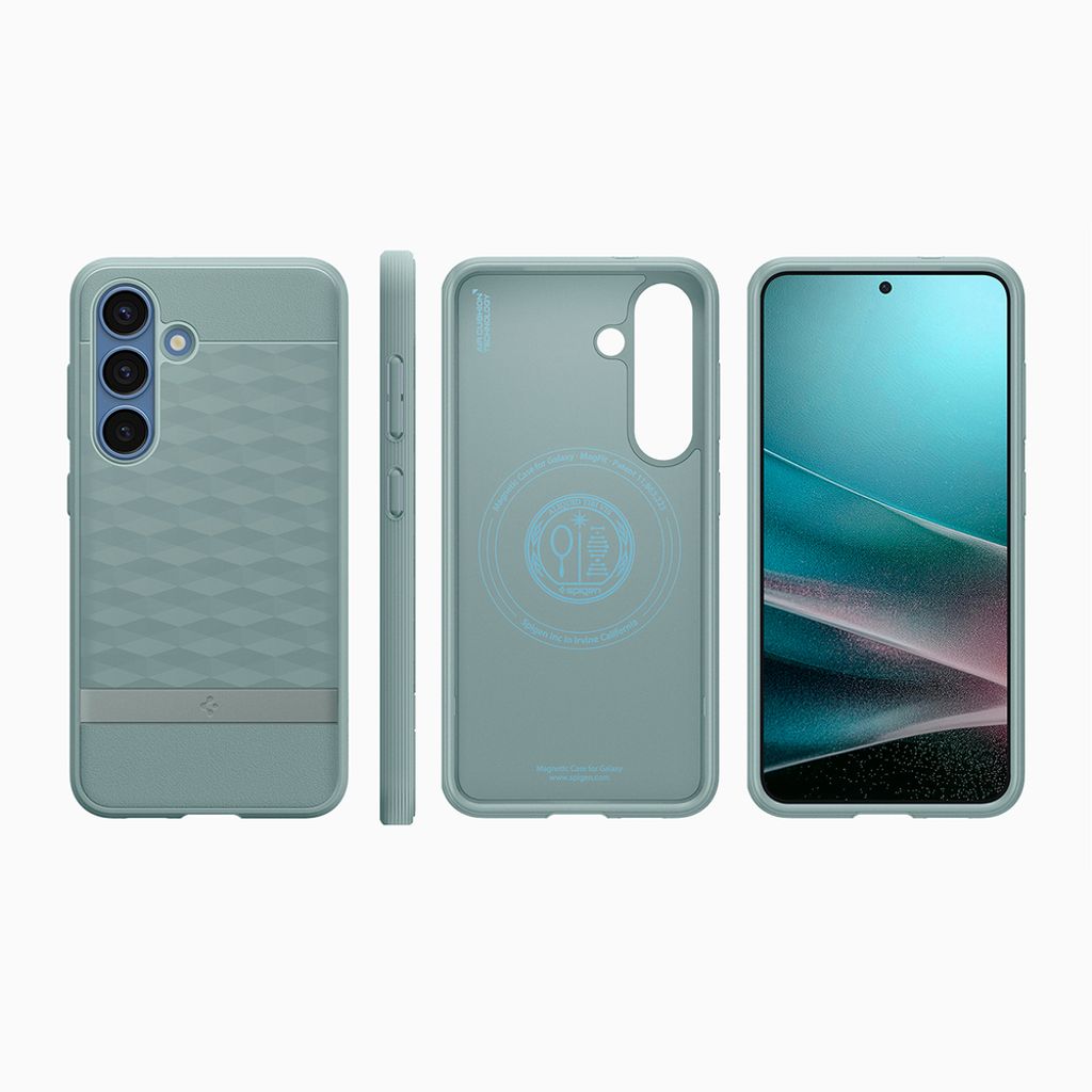 Caseology Parallax MagSafe Skal till Samsung Galaxy S25 Plus - Grön