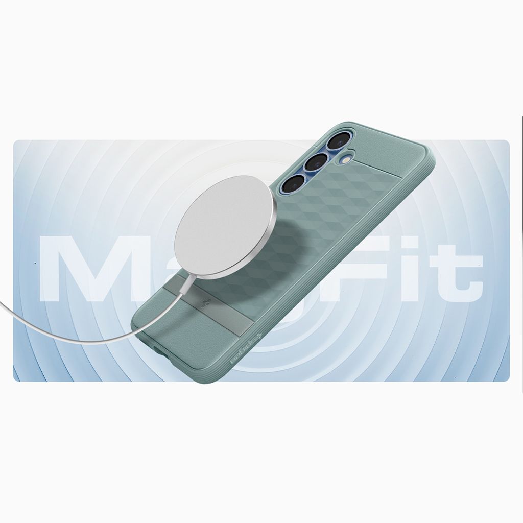 Caseology Parallax MagSafe Skal till Samsung Galaxy S25 Plus - Grön