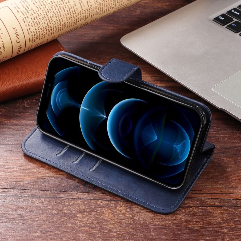 Motorola Moto G86 Power 5G etc. Cover with Zipper Pocket - Blue