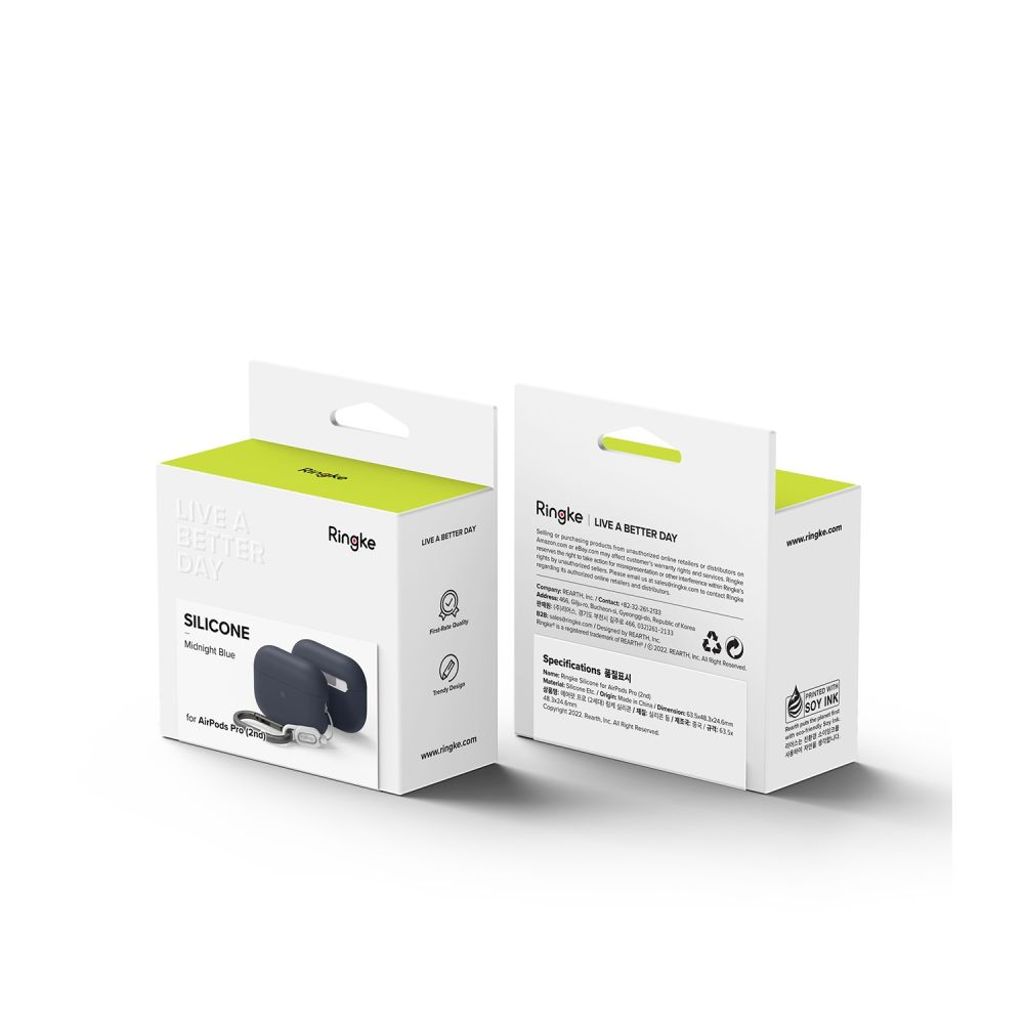 Ringke Silicone Case for AirPods Pro 1 / 2 - Navy Blue