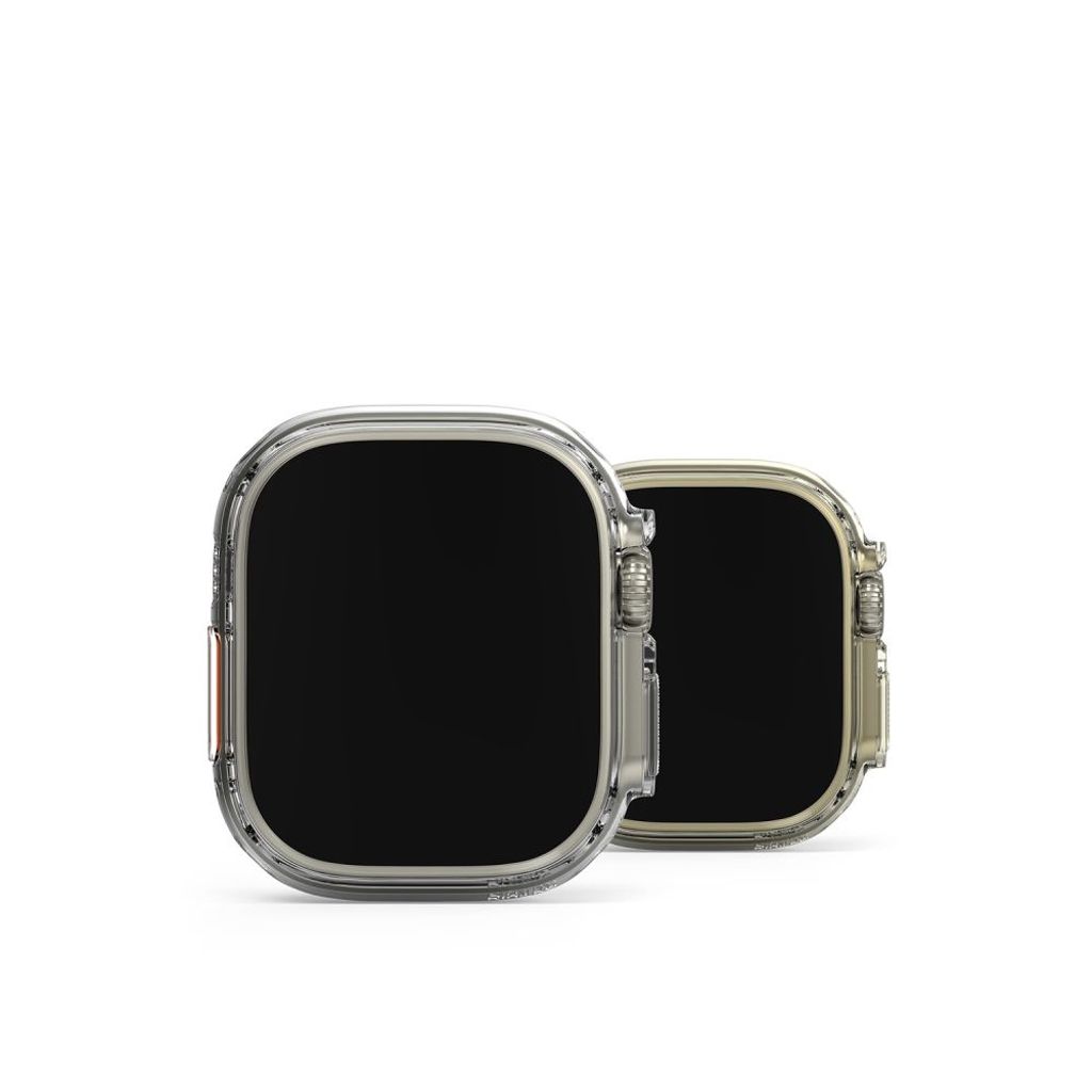 Ringke Slim Kuori Apple Watch Ultra 1/2 (49mm), 2-pakkaus - Läpinäkyvä/musta