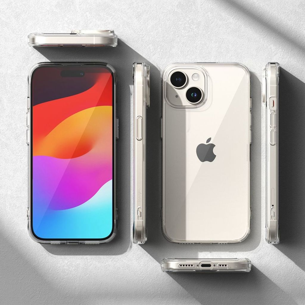 Ringke Fusion Deksel til iPhone 15 Plus - Gjennomsiktig