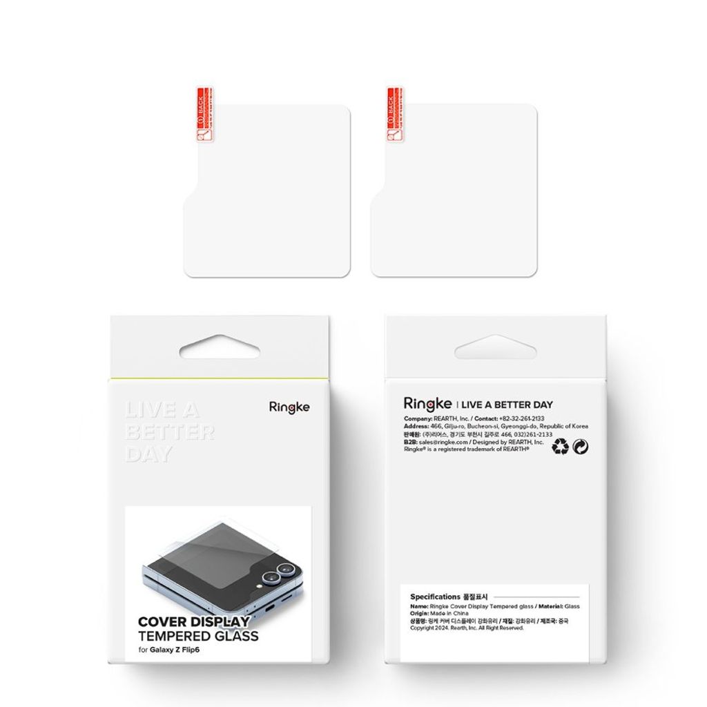 Ringke 2-pack Outer Näytönsuoja Samsung Galaxy Z Flip 6