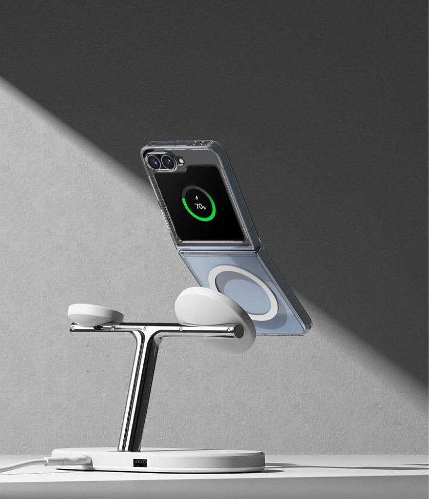 Ringke Fusion MagSafe Kuori Samsung Galaxy Z Flip 6 - Läpinäkyvä