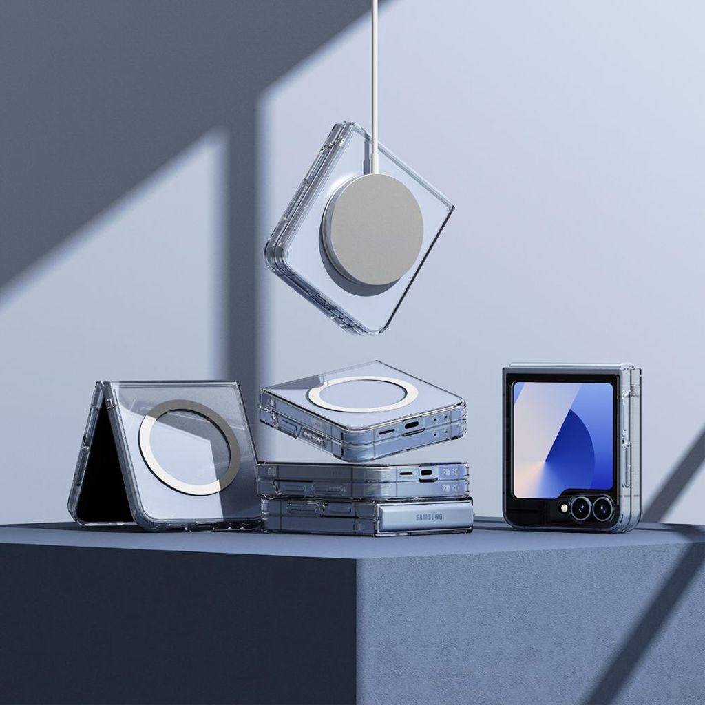 Ringke Fusion MagSafe Kuori Samsung Galaxy Z Flip 6 - Läpinäkyvä
