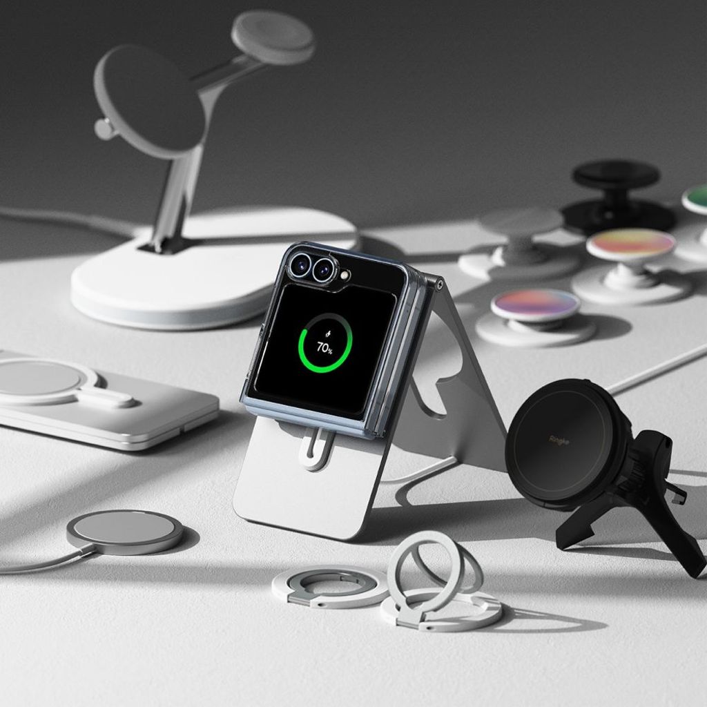 Ringke Fusion MagSafe Kuori Samsung Galaxy Z Flip 6 - Läpinäkyvä