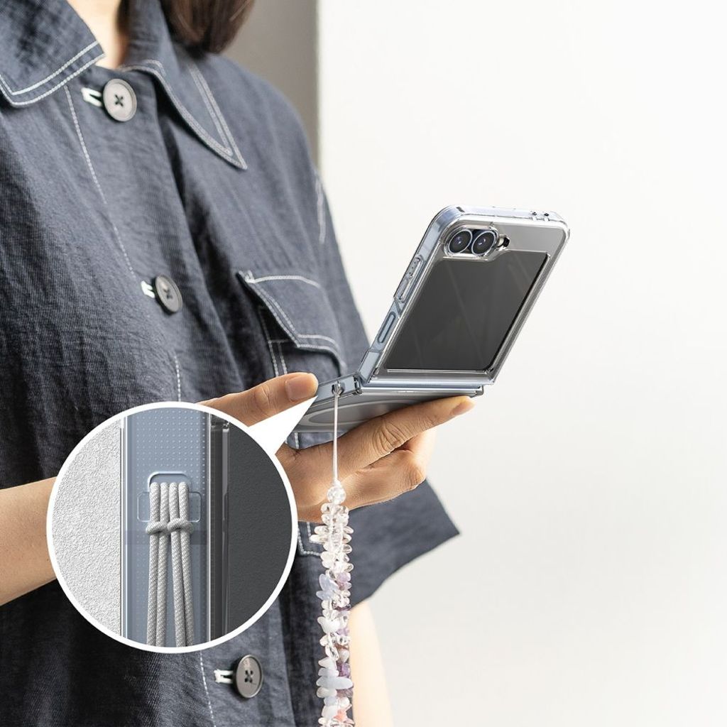 Ringke Fusion MagSafe Kuori Samsung Galaxy Z Flip 6 - Läpinäkyvä