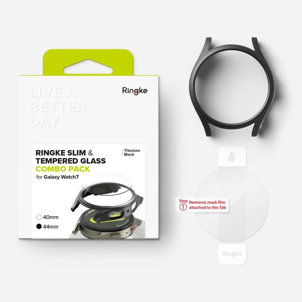 Ringke Samsung Galaxy Watch Ultra 44mm Skal & Skärmskydd – Svart