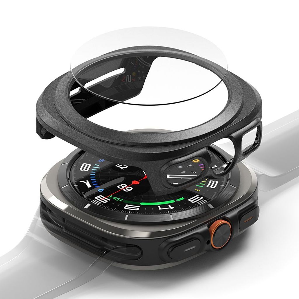 Ringke Samsung Galaxy Watch Ultra 47mm Skal & Skärmskydd - Svart