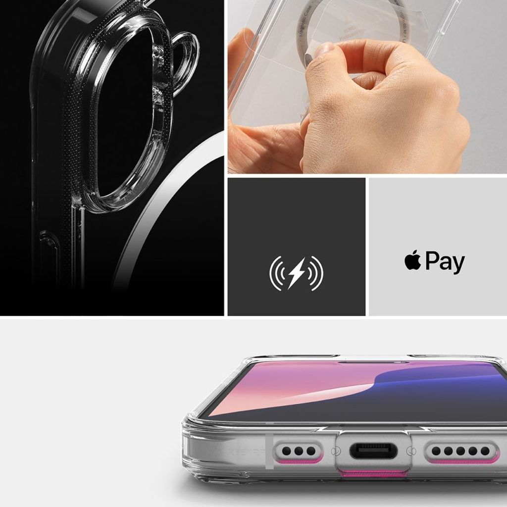 Ringke Fusion MagSafe Case for iPhone 16 - Transparent
