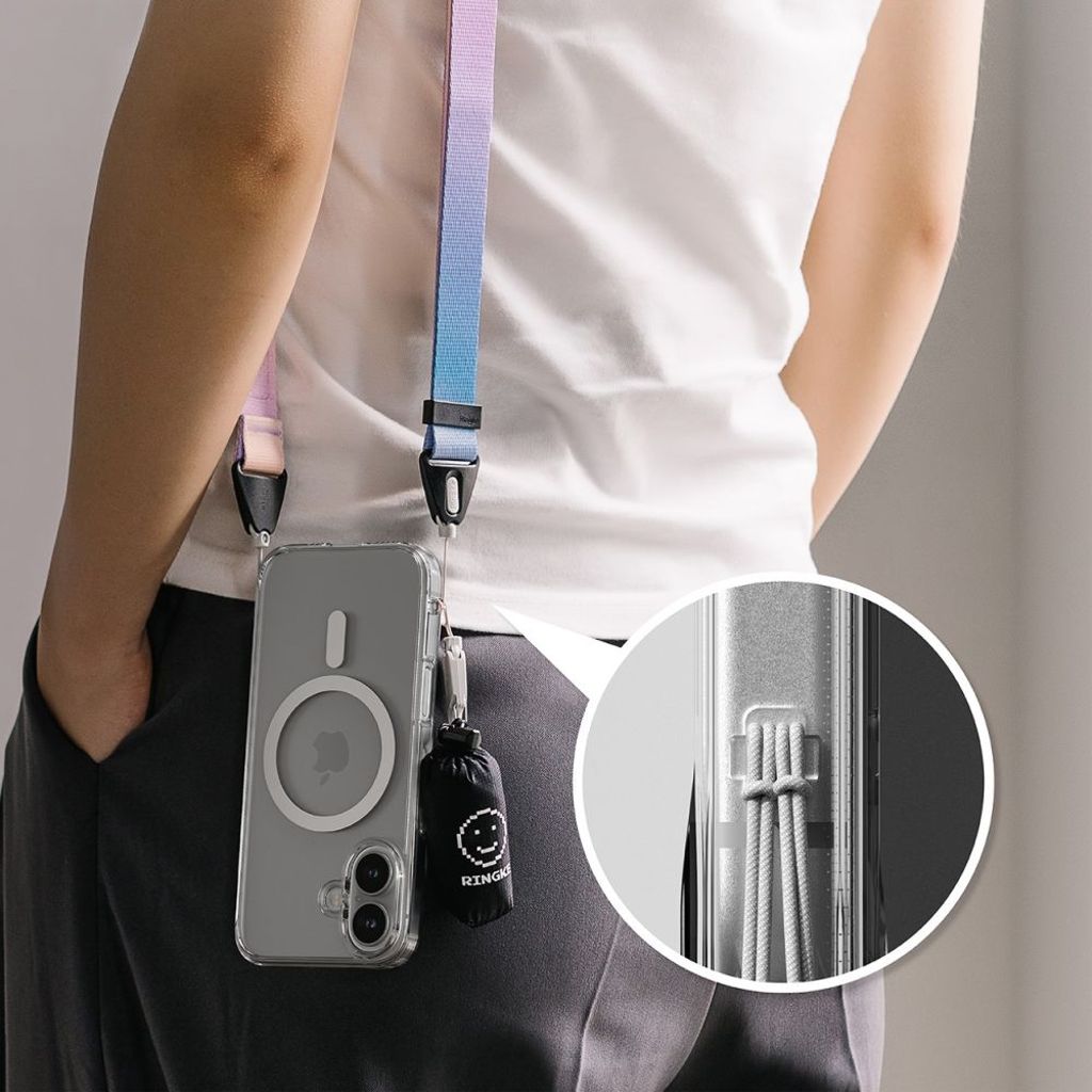 Ringke Fusion MagSafe Case for iPhone 16 - Transparent