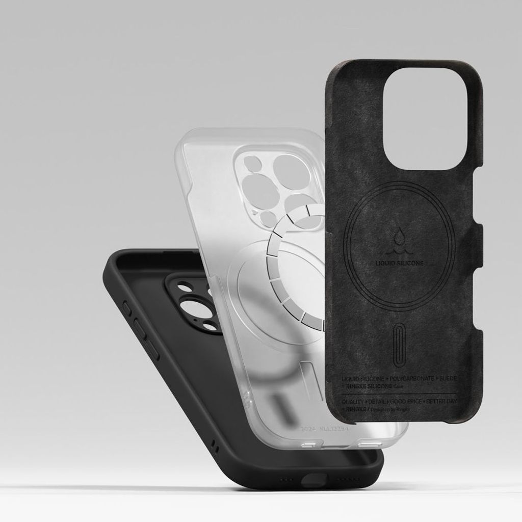 Ringke Silicone MagSafe Case for iPhone 16 Pro - Black