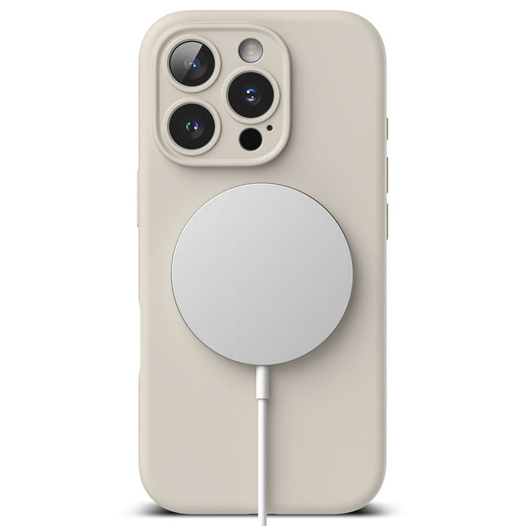 Ringke Silicone MagSafe Case for iPhone 16 Pro - Beige