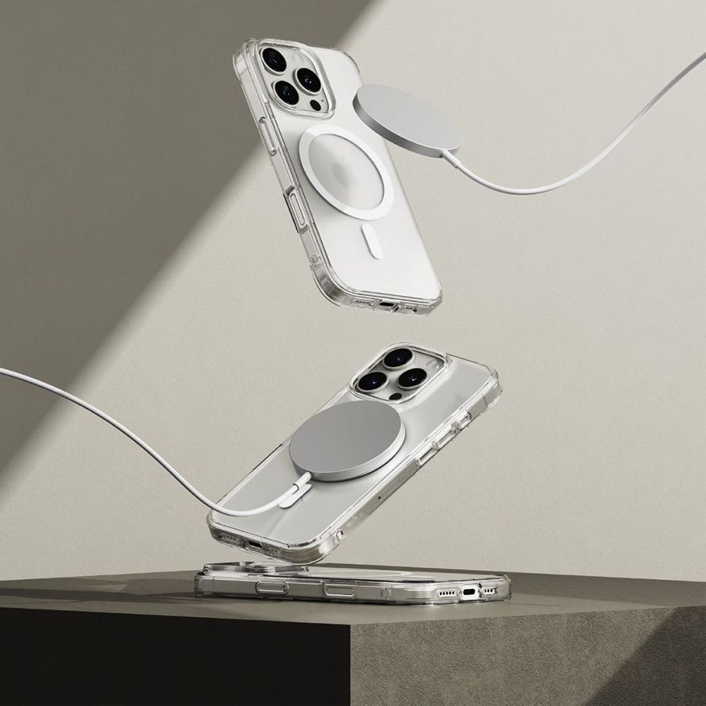 Ringke Fusion MagSafe Deksel til iPhone 16 Pro Max - Gjennomsiktig