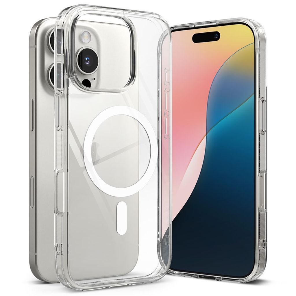 Ringke Fusion MagSafe Deksel til iPhone 16 Pro Max - Gjennomsiktig