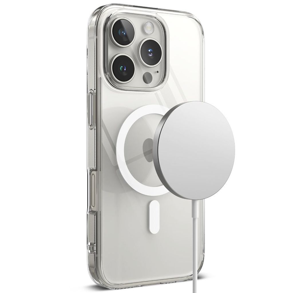 Ringke Fusion MagSafe Deksel til iPhone 16 Pro Max - Gjennomsiktig