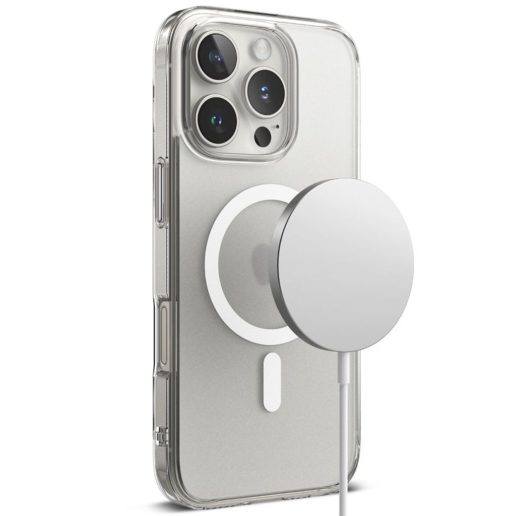 Ringke Fusion MagSafe Deksel til iPhone 16 Pro Max - Gjennomsiktig matt