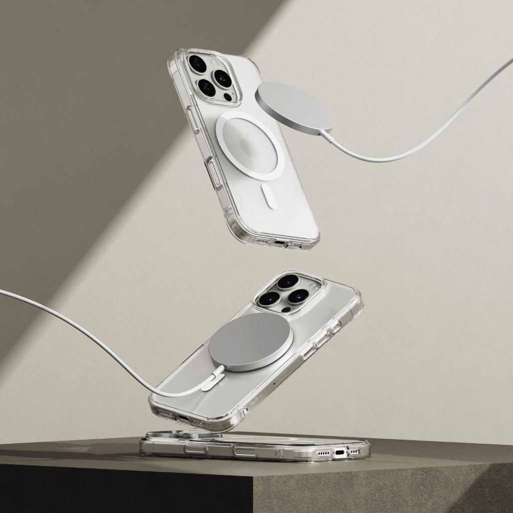Ringke Fusion MagSafe Deksel til iPhone 16 Pro Max - Gjennomsiktig matt