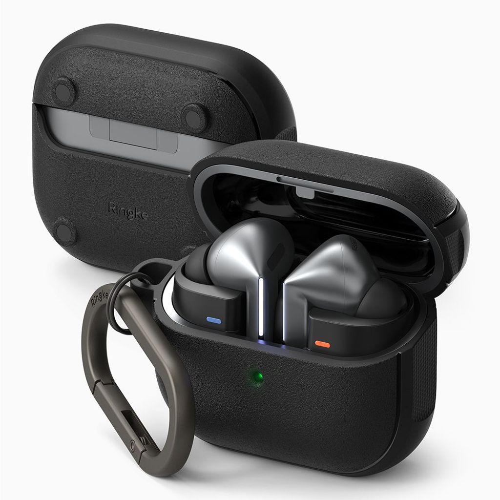 Ringke Onyx MagSafe øretelefonetui til Samsung Galaxy Buds 3/3 Pro - Svart