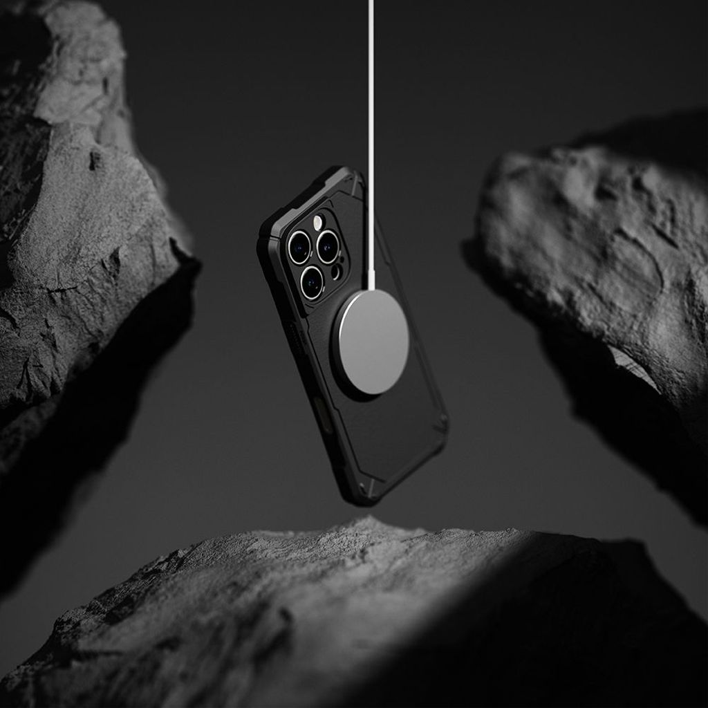 Ringke Rugged Gear MagSafe Deksel til iPhone 16 Pro Max - Svart