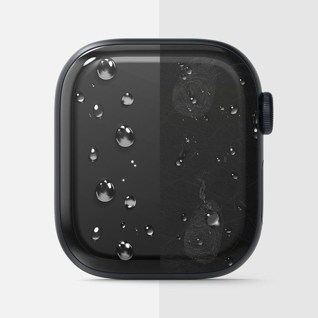 Ringke Dual Easy Skjermbeskytter til Apple Watch 10 46 mm, 3-pakning