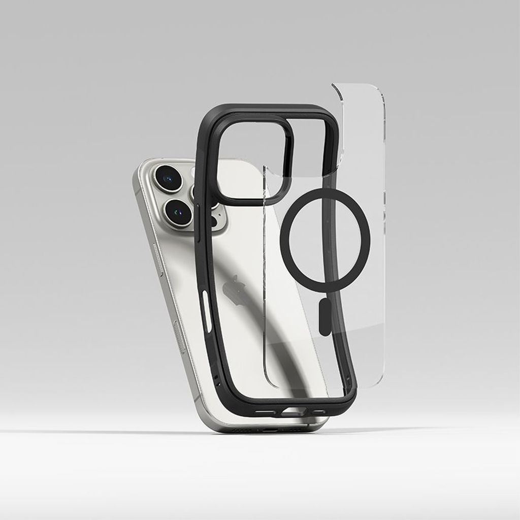 Ringke Fusion Bold MagSafe Deksel til iPhone 16 Pro Max - Svart