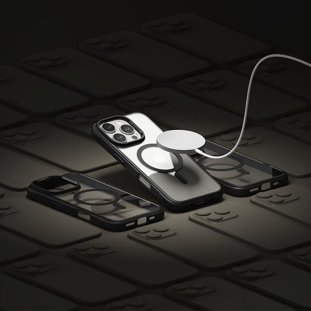 Ringke Fusion Bold MagSafe Deksel til iPhone 16 Pro Max - Svart