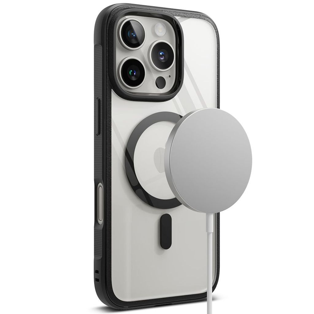 Ringke Fusion Bold MagSafe Deksel til iPhone 16 Pro Max - Svart