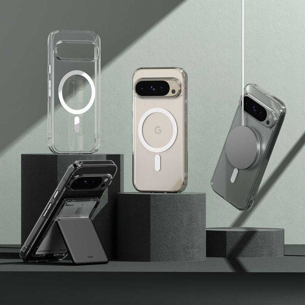 Ringke Fusion MagSafe Kuori Google Pixel 9 / 9 Pro - Läpinäkyvä