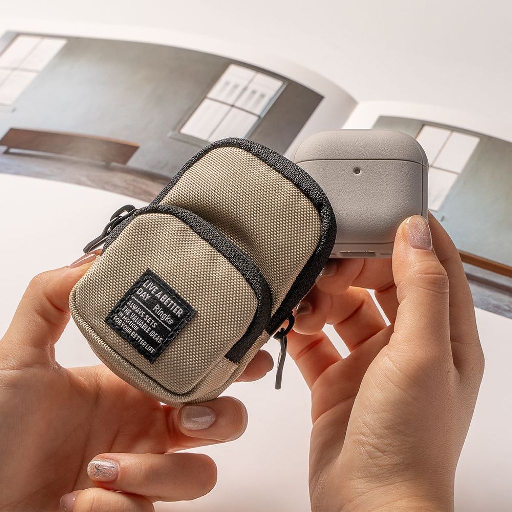 Ringke Onyx MagSafe Case for AirPods 4 - light red