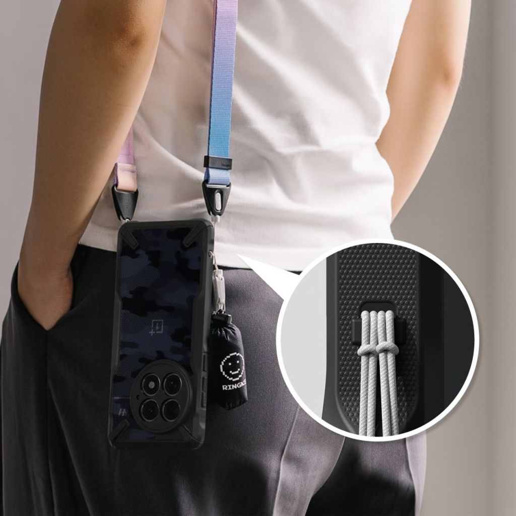 Ringke Fusion X Cover til OnePlus 13 - Sort camouflage