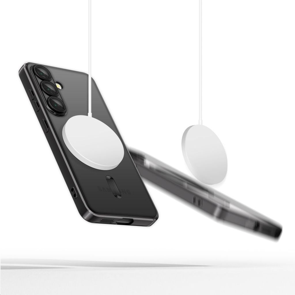 Tech-Protect MagMat MagSafe Skal till Samsung Galaxy S25 - Transparent Svart