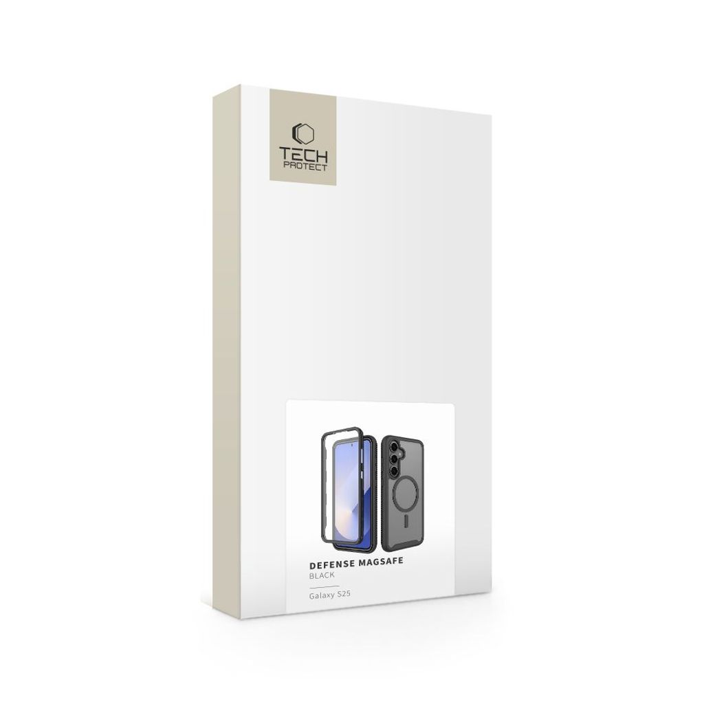 Tech-Protect Defense MagSafe Skal till Samsung Galaxy S25 - Svart