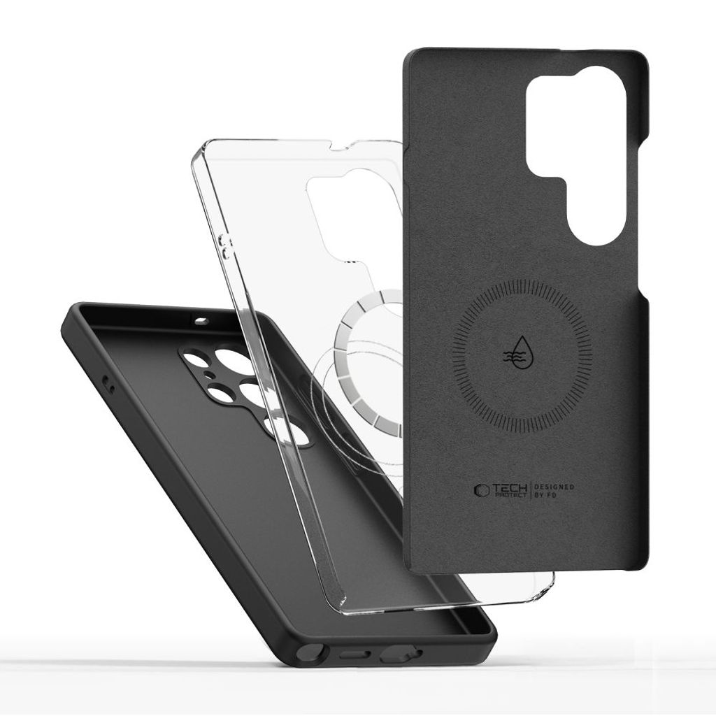 Tech-Protect Liquid Silicone MagSafe Deksel til Samsung Galaxy S25 Ultra - Lilla