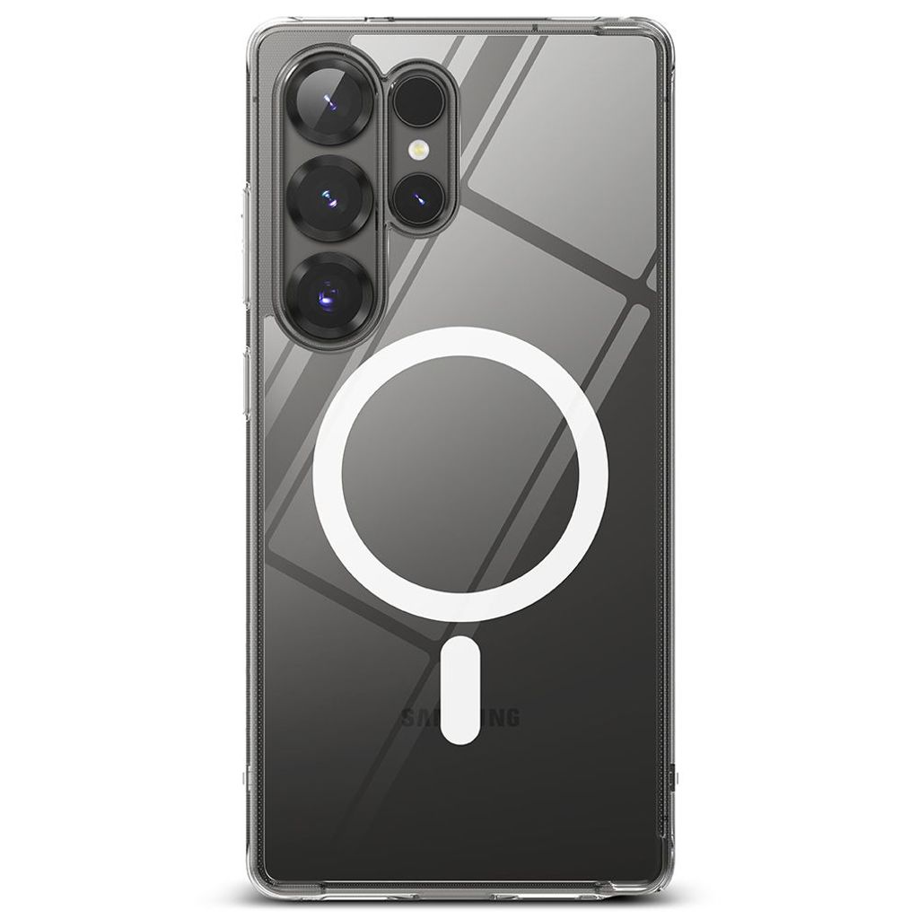Ringke Fusion MagSafe Cover til Samsung Galaxy S25 Ultra - Gennemsigtig