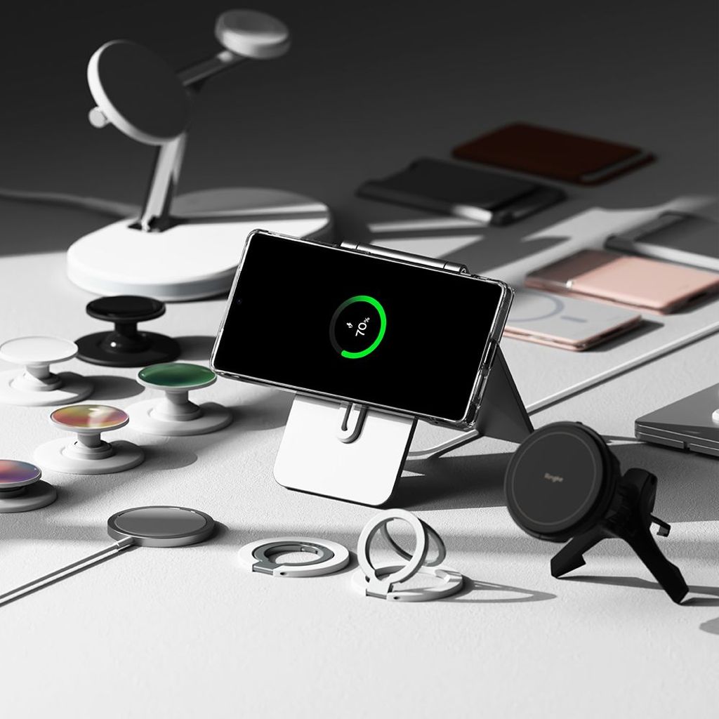 Ringke Fusion MagSafe Cover til Samsung Galaxy S25 Ultra - Gennemsigtig