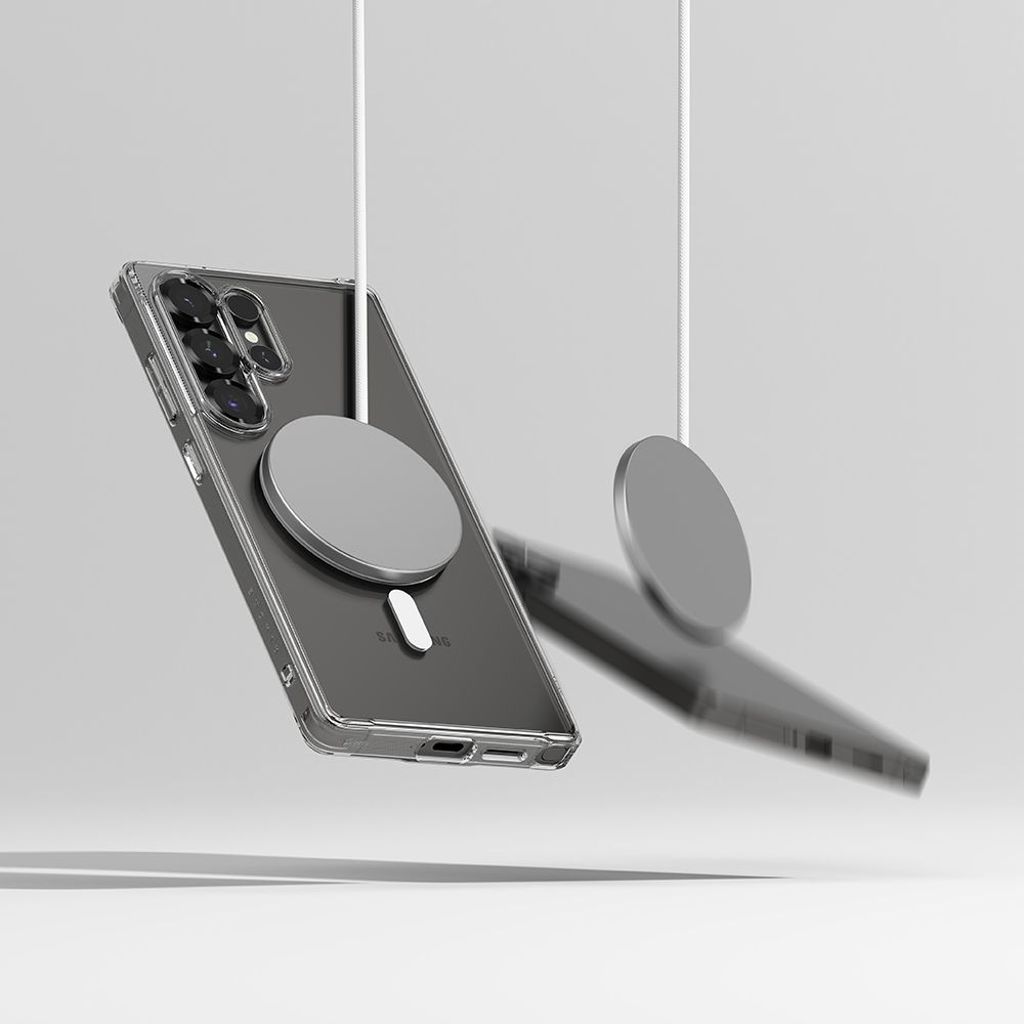 Ringke Fusion MagSafe Cover til Samsung Galaxy S25 Ultra - Gennemsigtig
