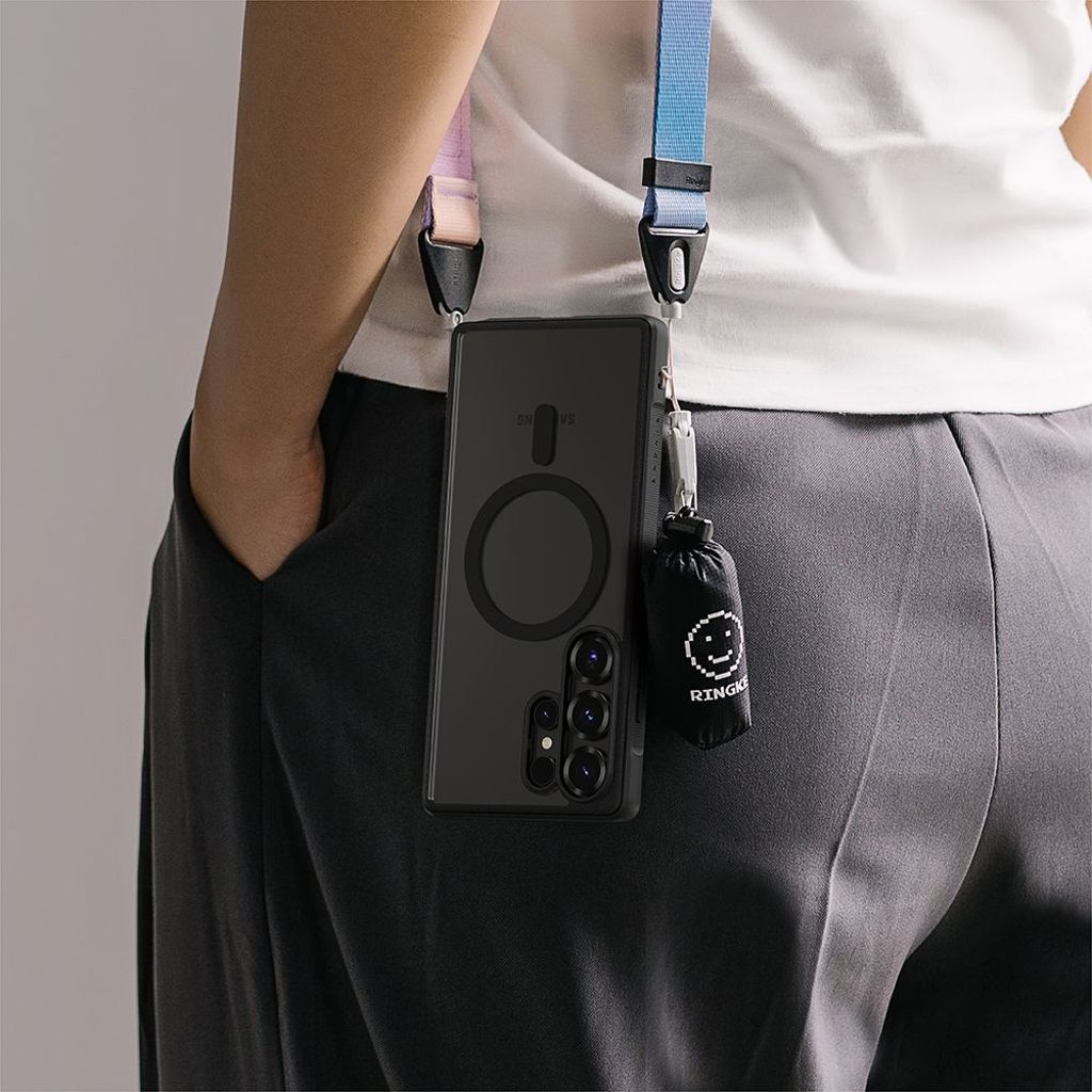 Ringke Fusion Bold MagSafe Cover til Samsung Galaxy S25 Ultra - Sort