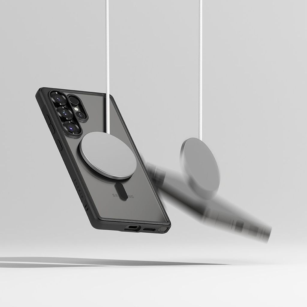 Ringke Fusion Bold MagSafe Cover til Samsung Galaxy S25 Ultra - Sort