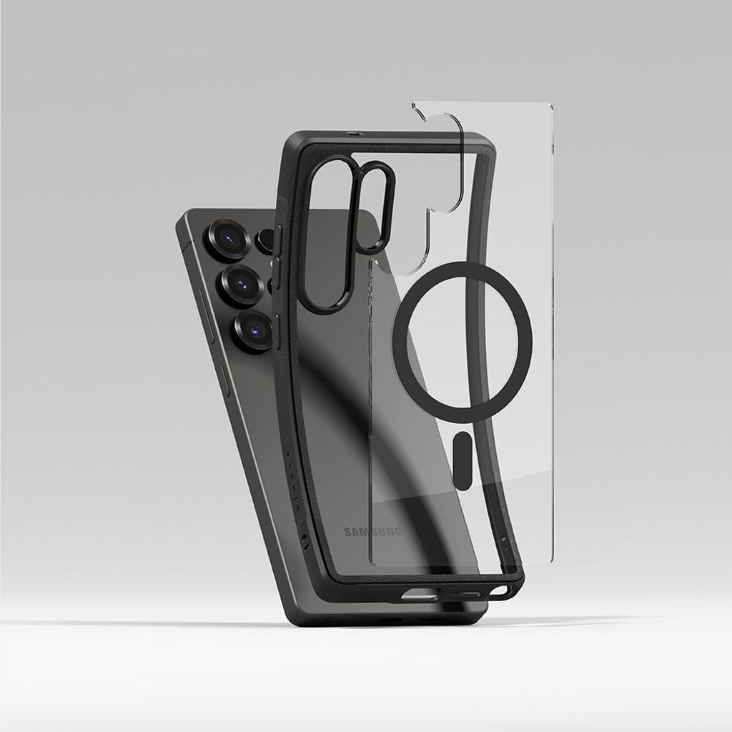 Ringke Fusion Bold MagSafe Cover til Samsung Galaxy S25 Ultra - Sort