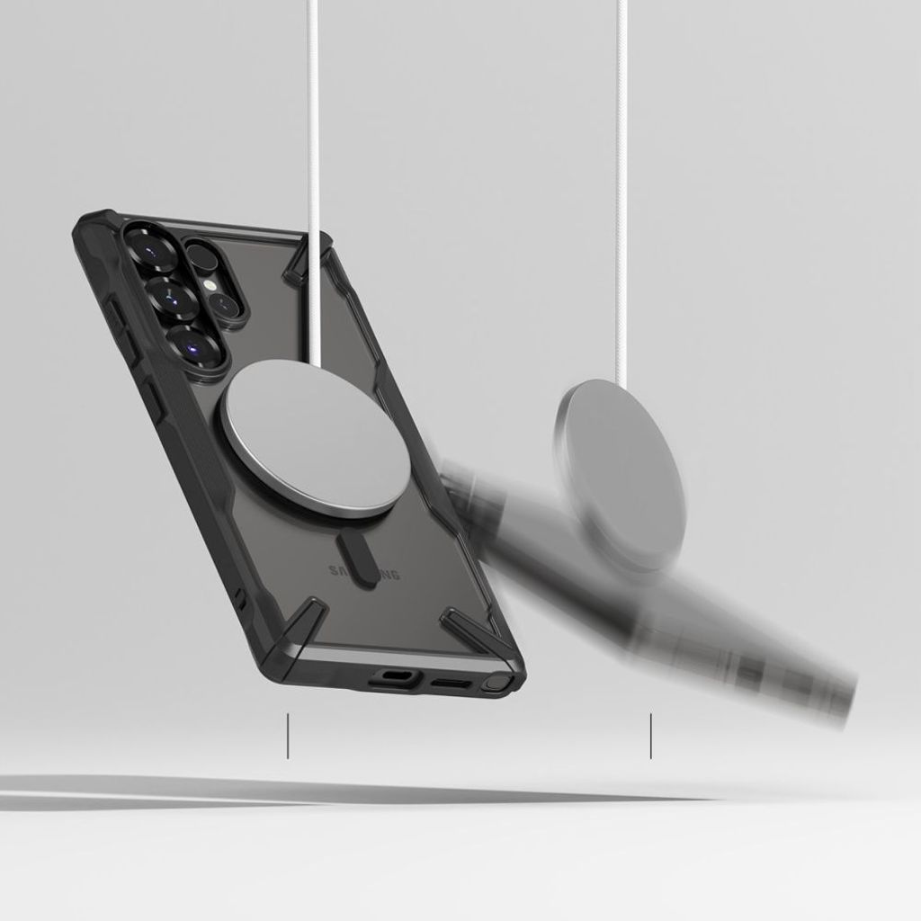 Ringke Fusion X MagSafe Cover til Samsung Galaxy S25 Ultra - Sort