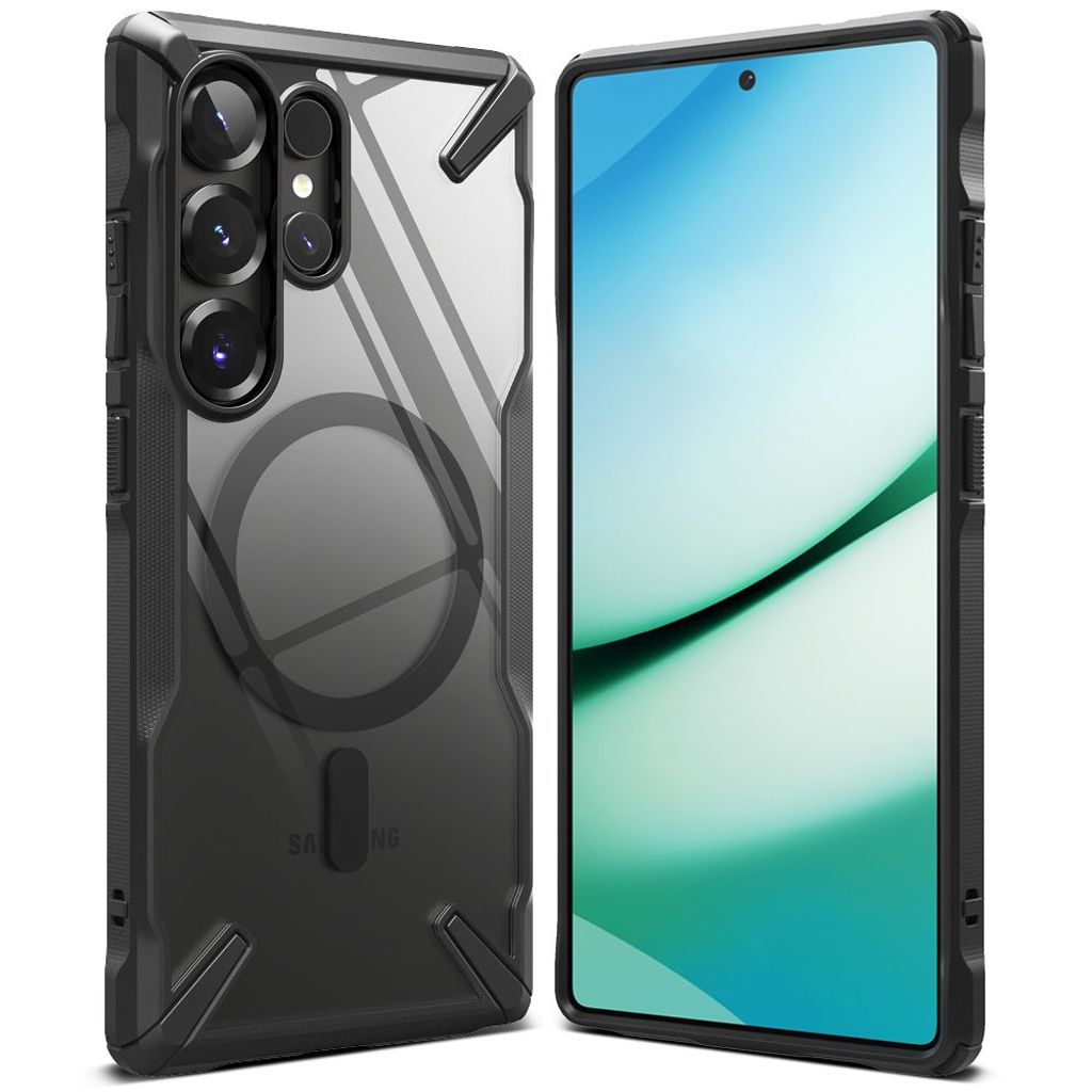 Ringke Fusion X MagSafe Cover til Samsung Galaxy S25 Ultra - Sort