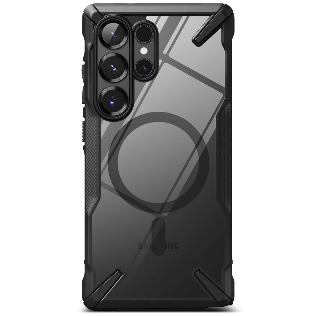 Ringke Fusion X MagSafe Cover til Samsung Galaxy S25 Ultra - Sort