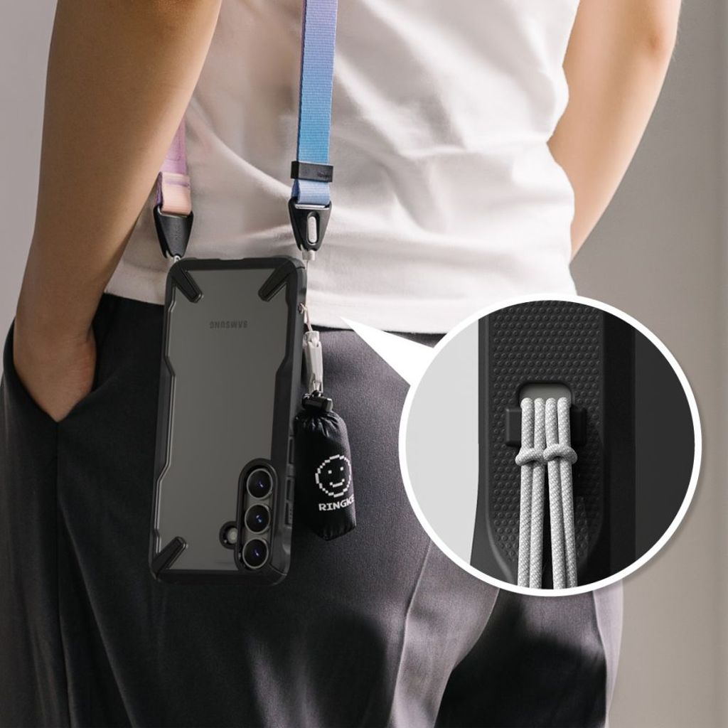 Ringke Fusion X Cover til Samsung Galaxy S25 Plus - Sort