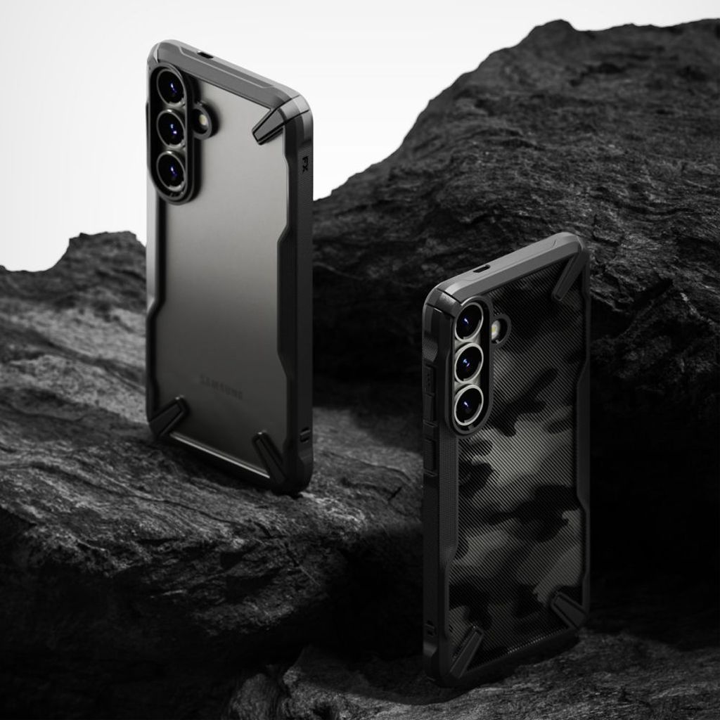 Ringke Fusion X Cover til Samsung Galaxy S25 Plus - Sort