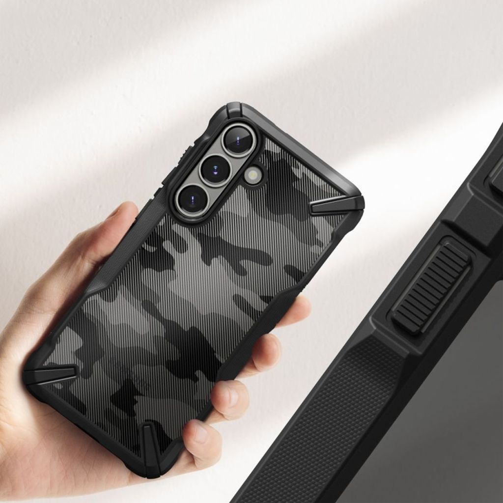 Ringke Fusion X Case Samsung Galaxy S25 - Black Camo
