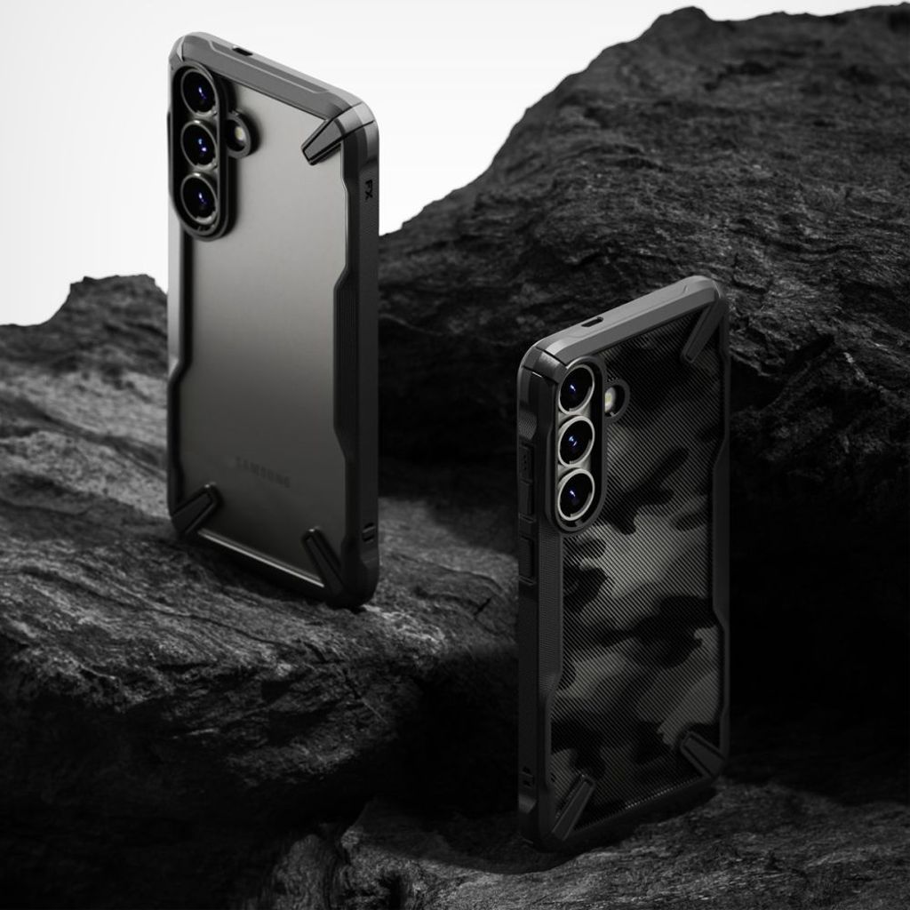 Ringke Fusion X Case Samsung Galaxy S25 - Black Camo